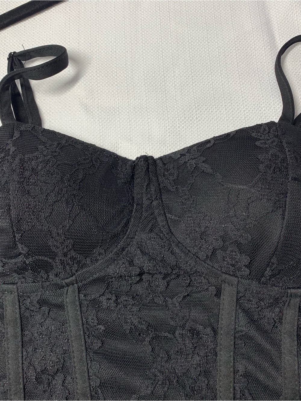 Black Lace Slip Cami